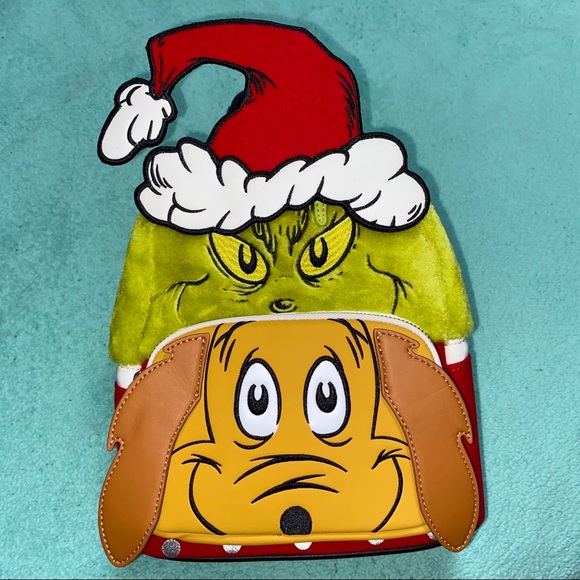 Loungefly Handbags - Loungefly Grinch & Max mini backpack